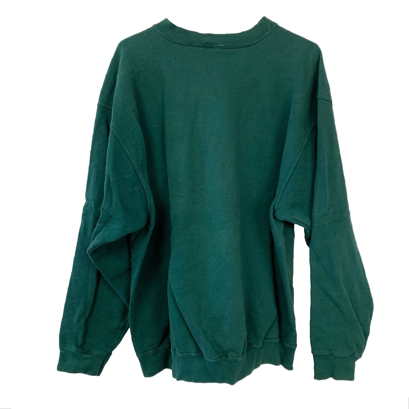 Nike VINTAGE Nike Green Small Swoosh Blank Crew Sweatshirt L Men/Women? Unisex Adults. Size US L / EU 52-54 / 3 - 8 Thumbnail