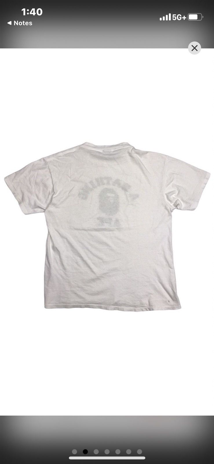 Bape Vintage Bape 90s college tee Size US L / EU 52-54 / 3 - 2 Thumbnail