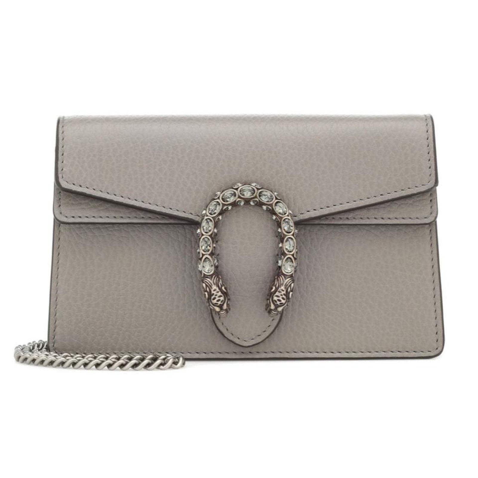 Gucci GUCCI Dionysus super mini crystal embellished crossbody bag Size ONE SIZE - 1 Thumbnail