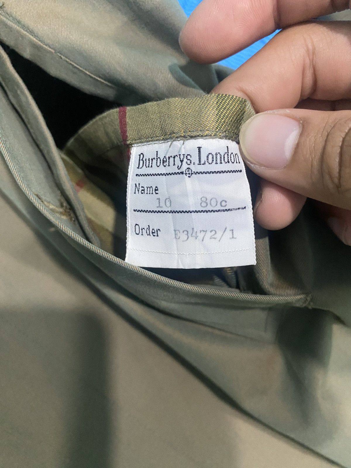 Burberry Vintage Burberry Nova Check Single Breasted Trench Coat Size US S / EU 44-46 / 1 - 8 Thumbnail