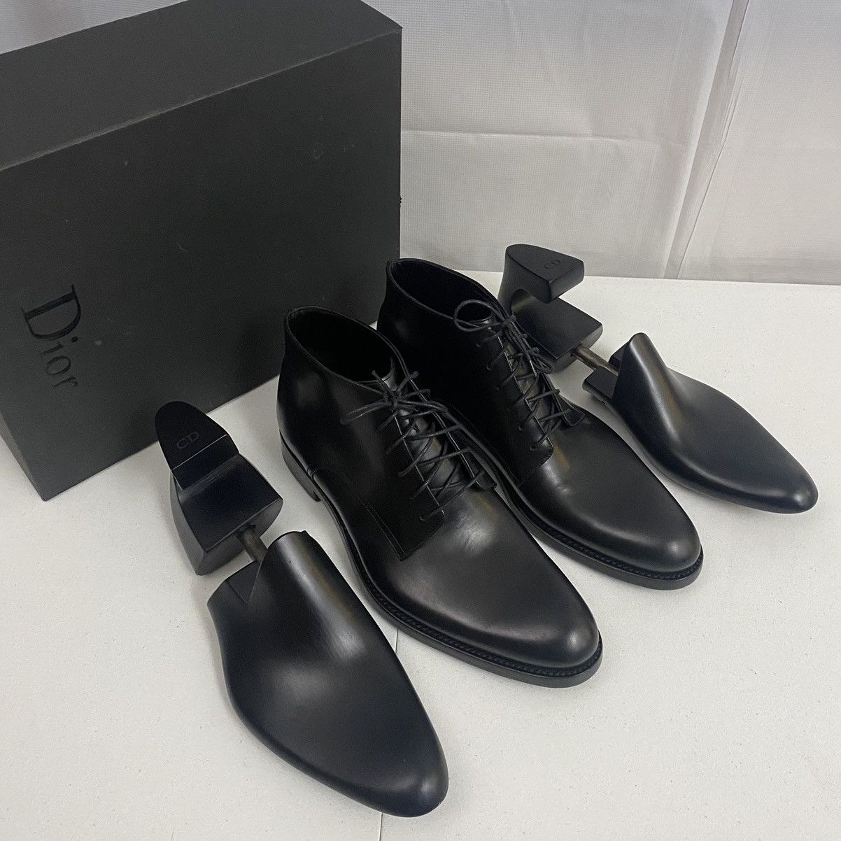 Dior Dior x Kris Van Assche Black Leather Lace Up Boots 11 NEW Size US 11 / EU 44 - 4 Thumbnail