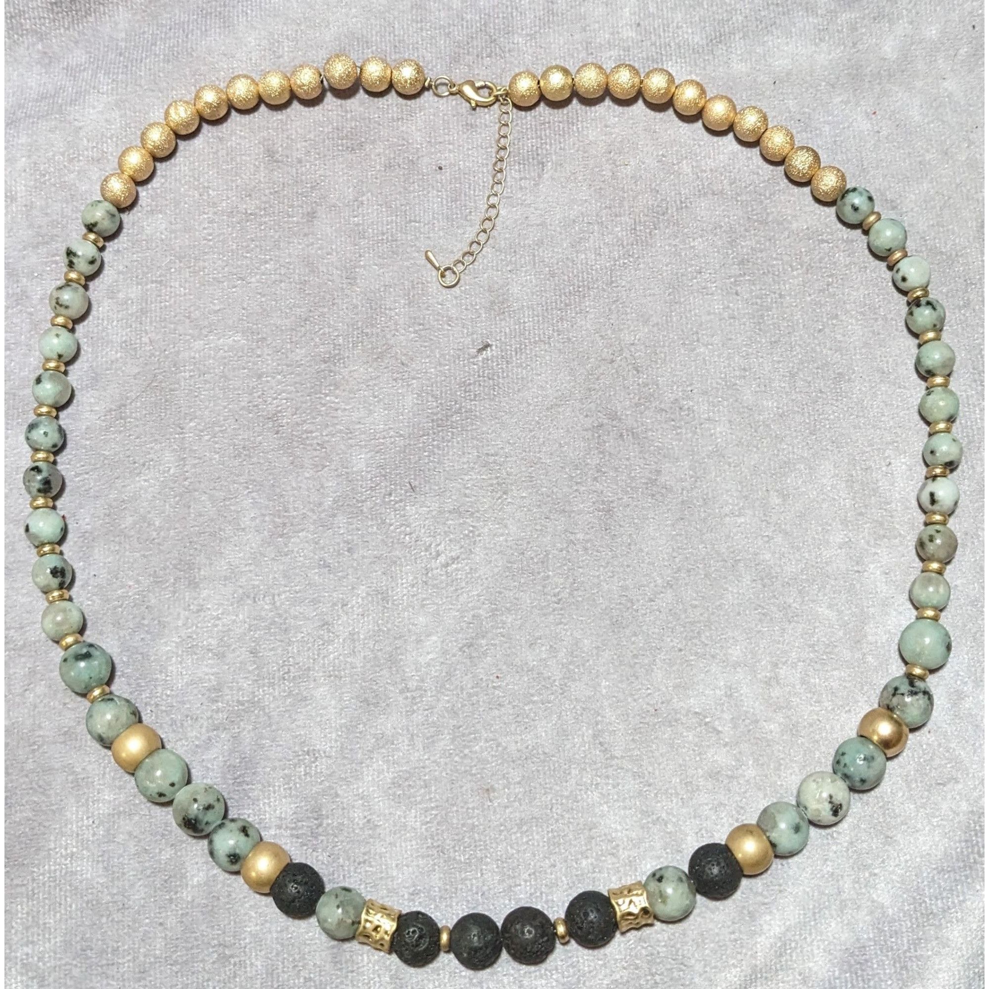 Other Lava Agate Beaded Necklace Size ONE SIZE - 7 Thumbnail