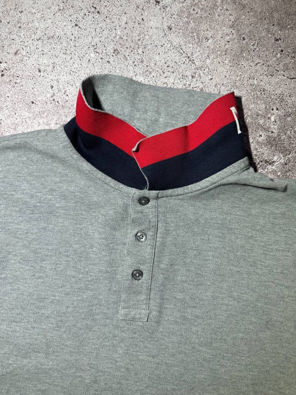 Moncler Moncler Basic Polo T-shirt Gray Collared Size US L / EU 52-54 / 3 - 7 Thumbnail