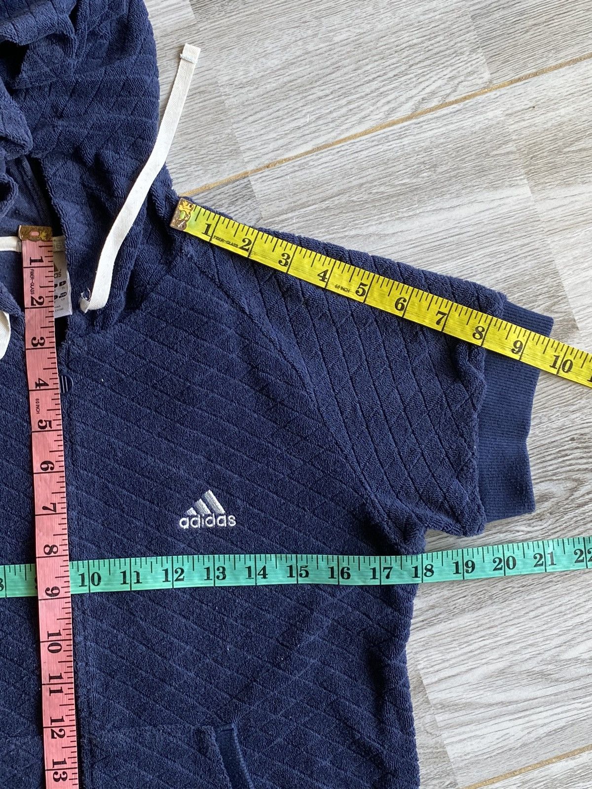 Adidas Adidas Sweater Hooded Short Sleeve Size S / US 4 / IT 40 - 18 Thumbnail