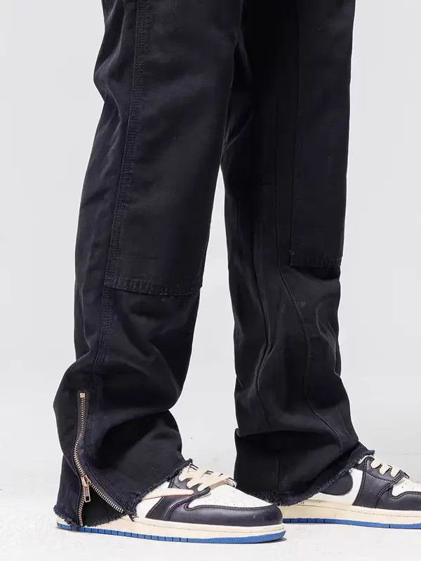 VIBE Vintage High Street Loose Casual Black Workwear Jeans Size US 36 / EU 52 - 5 Thumbnail