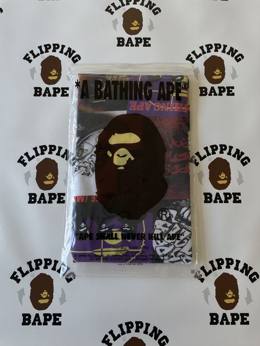 Bape BAPE ALBUM MONOGRAM TEE MULTI | Grailed