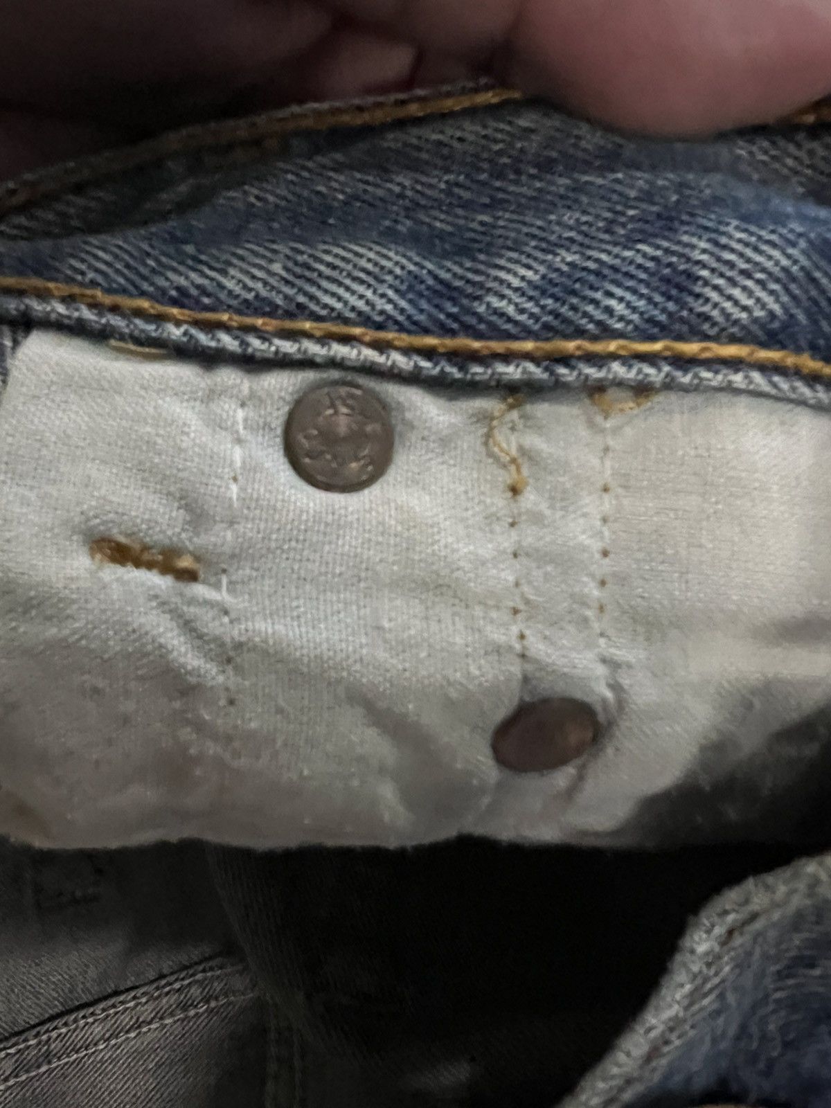 Levi's 💥90s Levis 501 kurt Corbain Mud Wash Distressed Jean Size US 29 - 14 Thumbnail