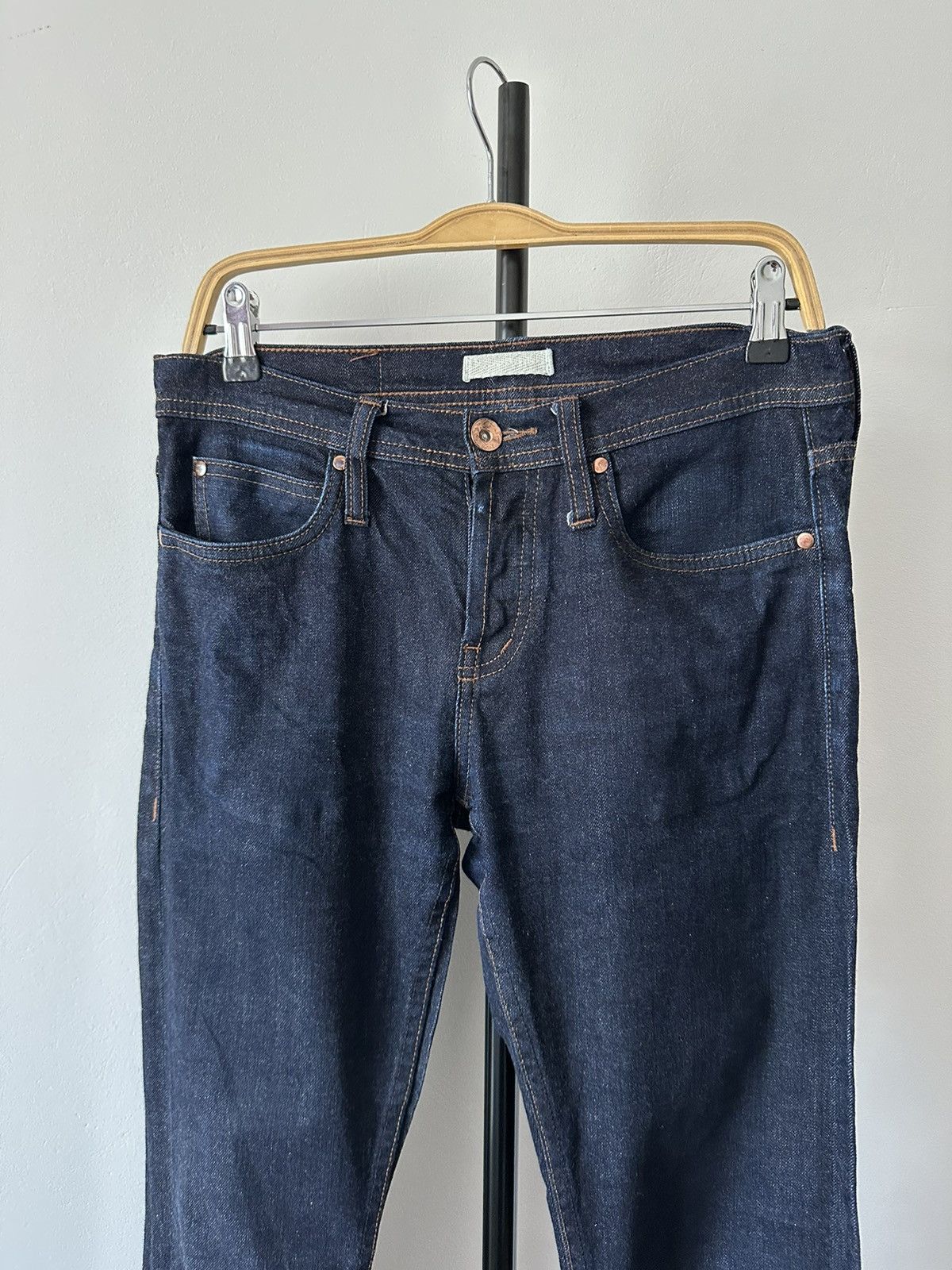 The Unbranded Brand The Unbranded Brand UB122 Skinny 11oz Stretch Selvedge Denim Size US 30 / EU 46 - 4 Thumbnail