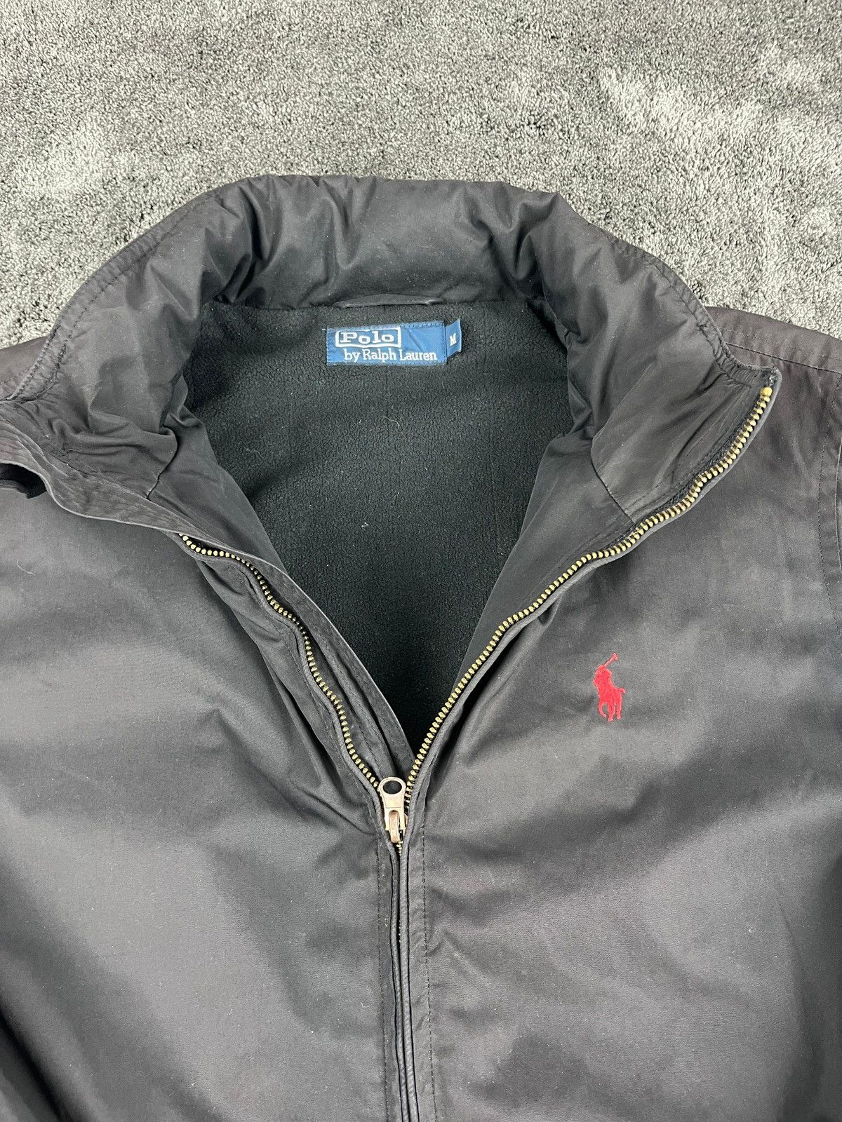Ralph Lauren polo ralph lauren zip up jacket black w fleece - size m Size US M / EU 48-50 / 2 - 5 Thumbnail