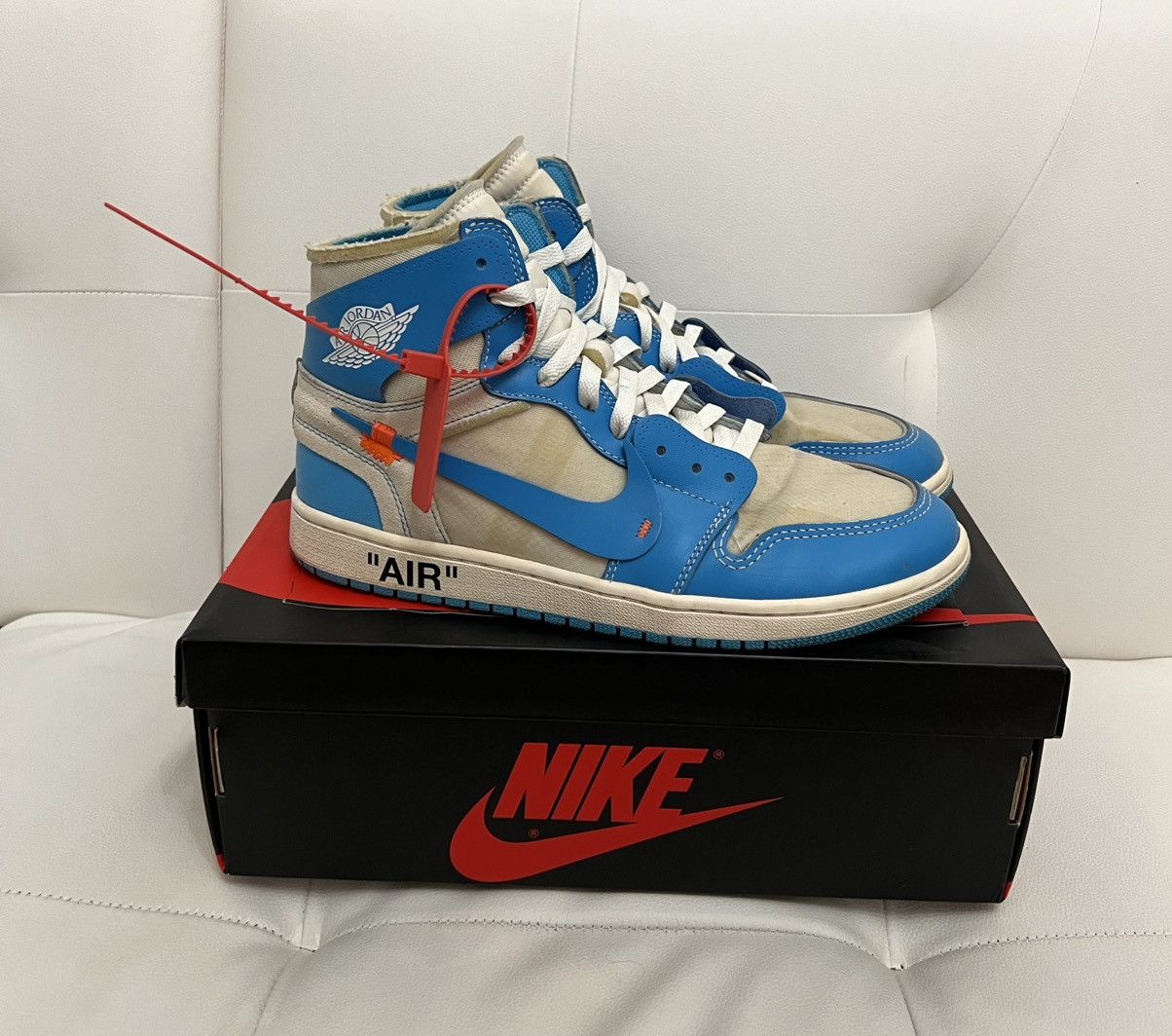 Jordan Brand × Off-White Air Jordan 1 x Off-White NRG UNC Sneakers Men’s Size 10.5 Size US 10.5 / EU 43-44 - 1 Thumbnail