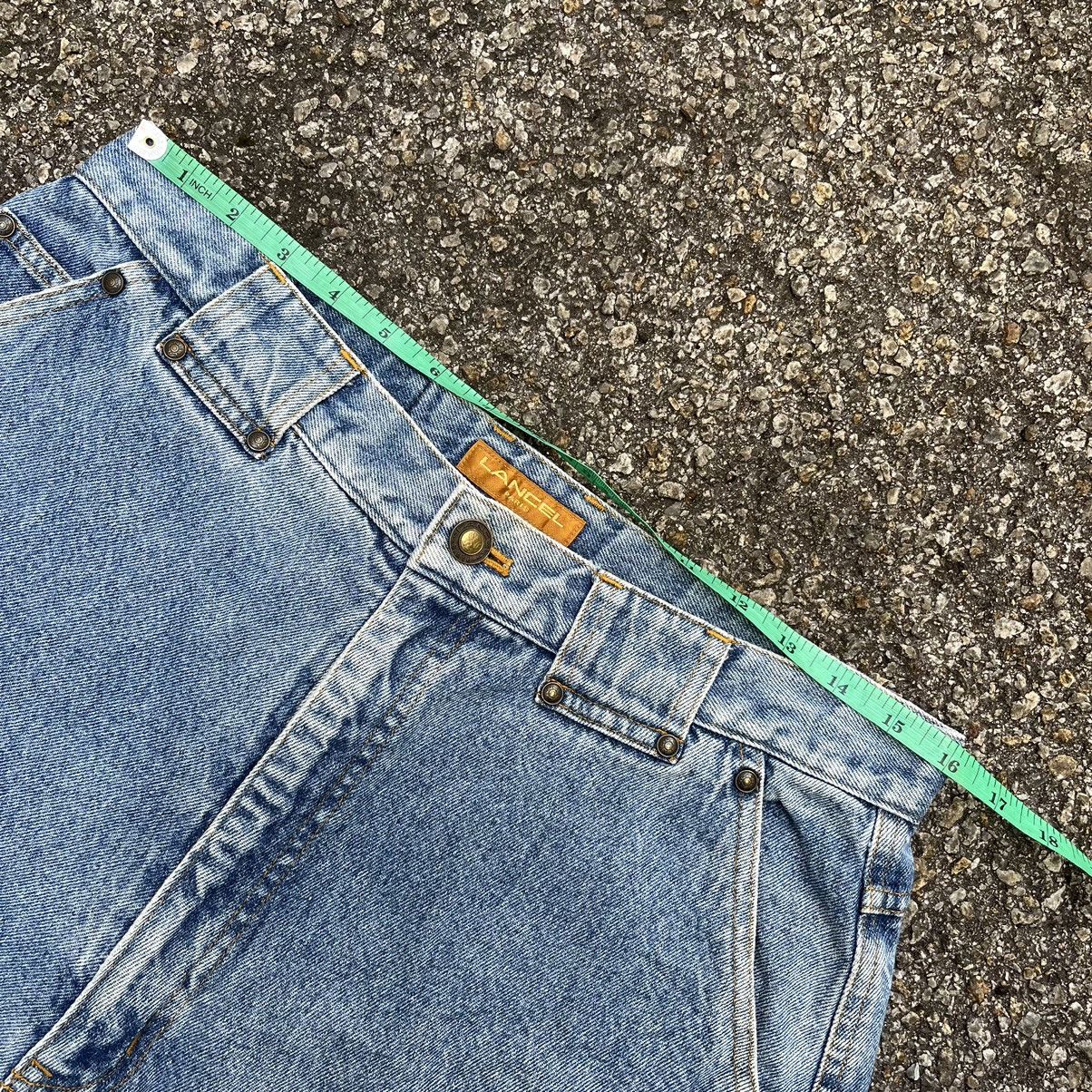 Designer × Lancel Baggy Jeans Lancel Paris Washed Blue Denim Size 32 Size US 32 / EU 48 - 6 Thumbnail
