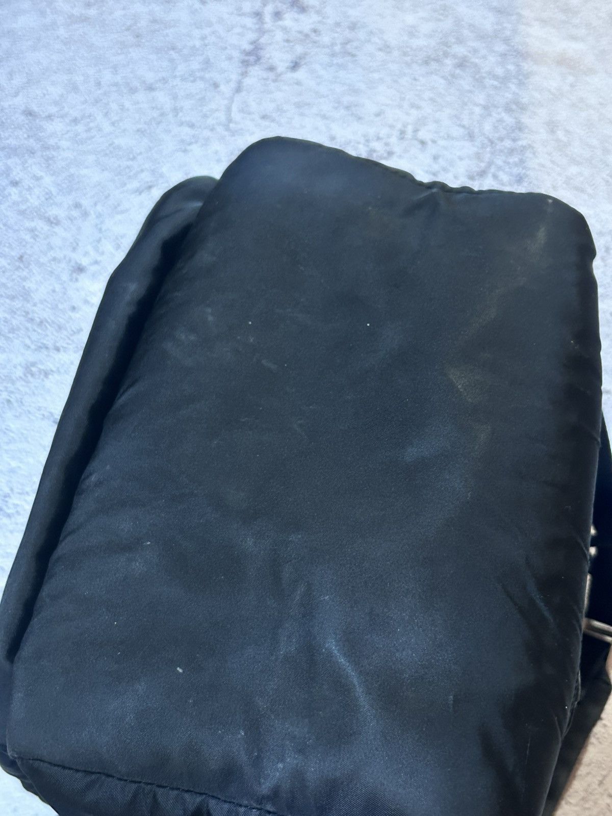 Prada Prada Black Nylon Backpack with Triangle Logo Vintage Size ONE SIZE - 17 Thumbnail