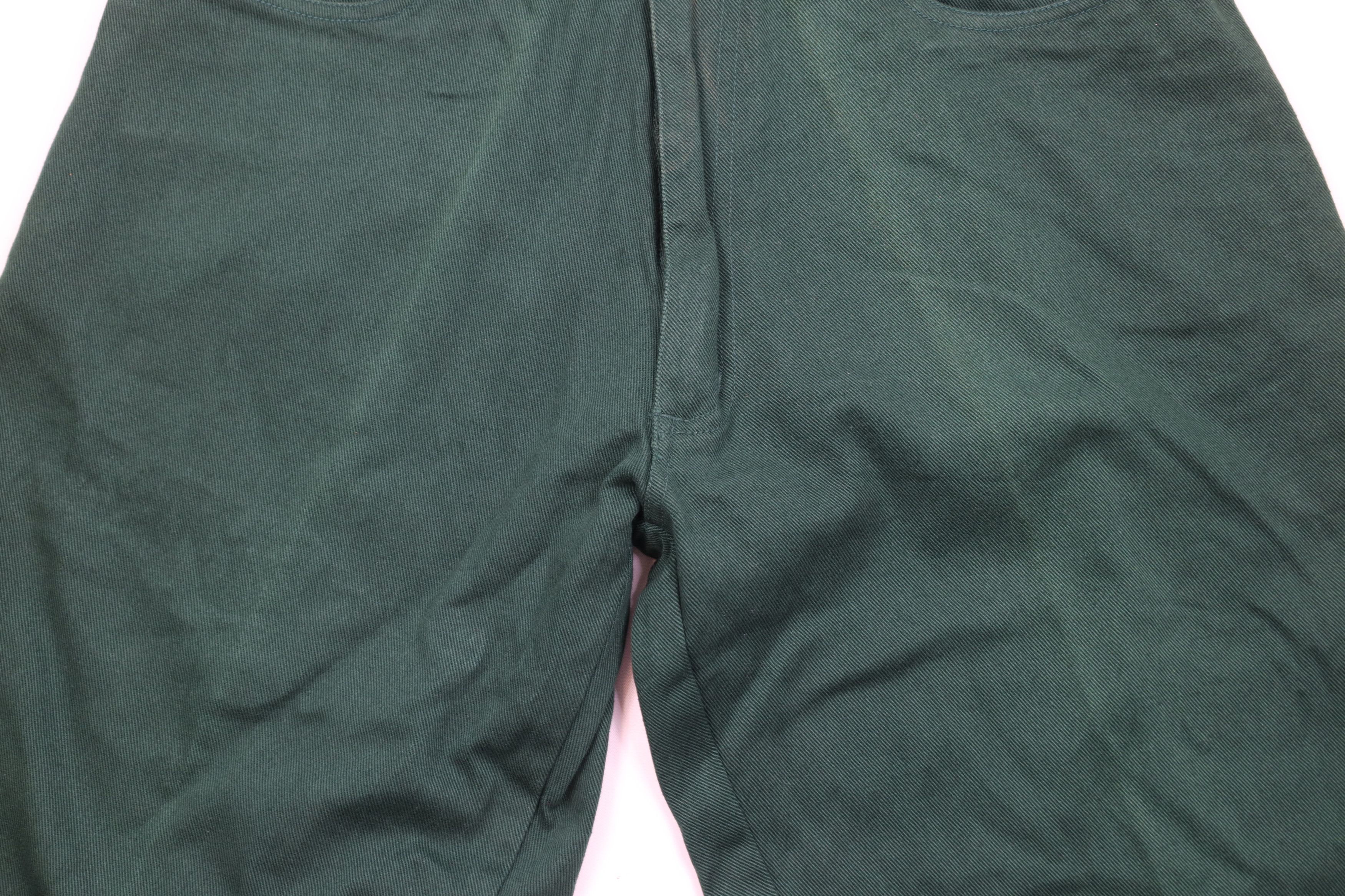 Vintage Deadstock Vintage 90s Streetwear Fit Denim Jean Shorts Green Size US 30 / EU 46 - 3 Thumbnail
