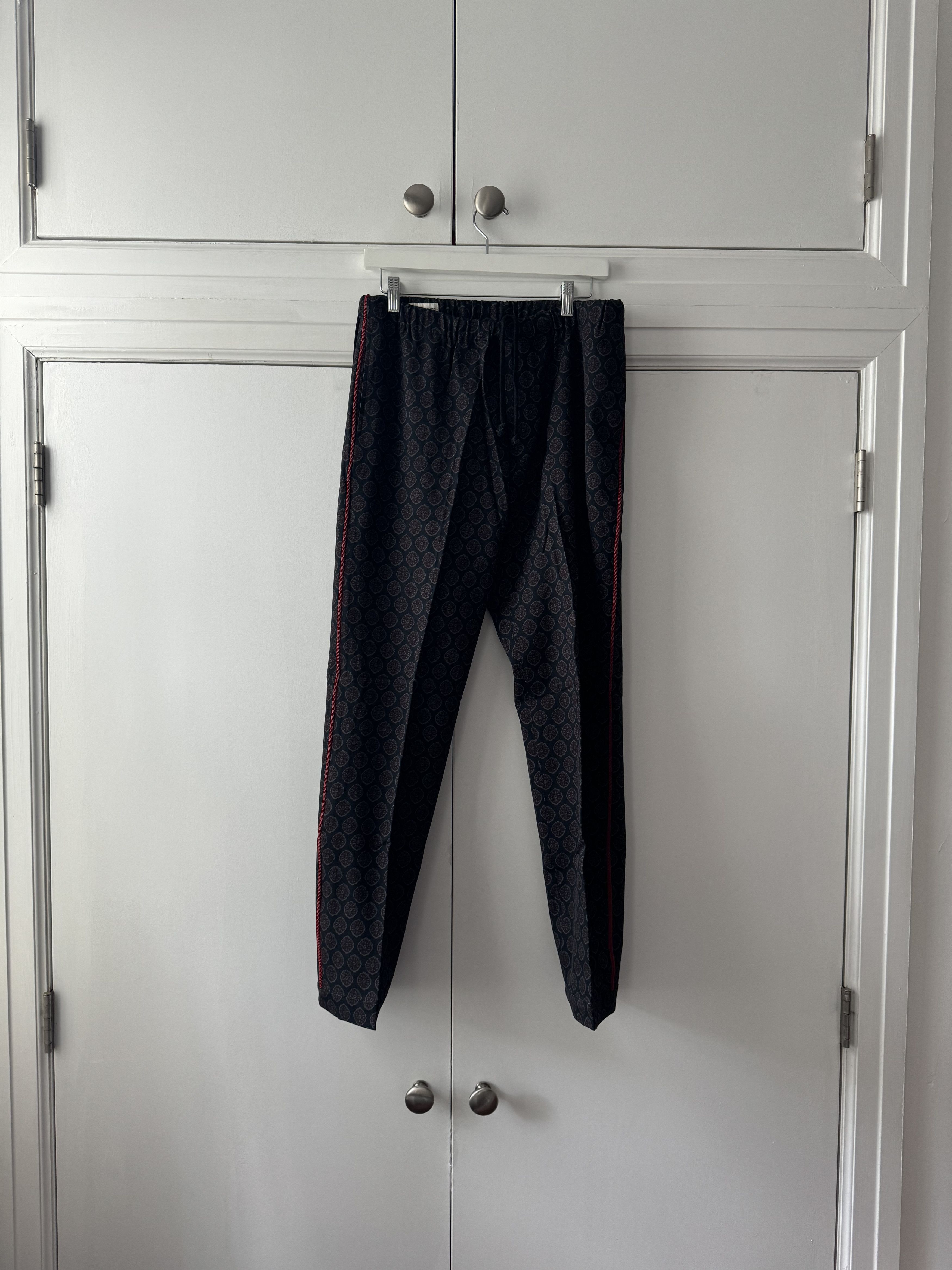 Dries Van Noten Patterned Pants Size US 34 / EU 50 - 1 Thumbnail