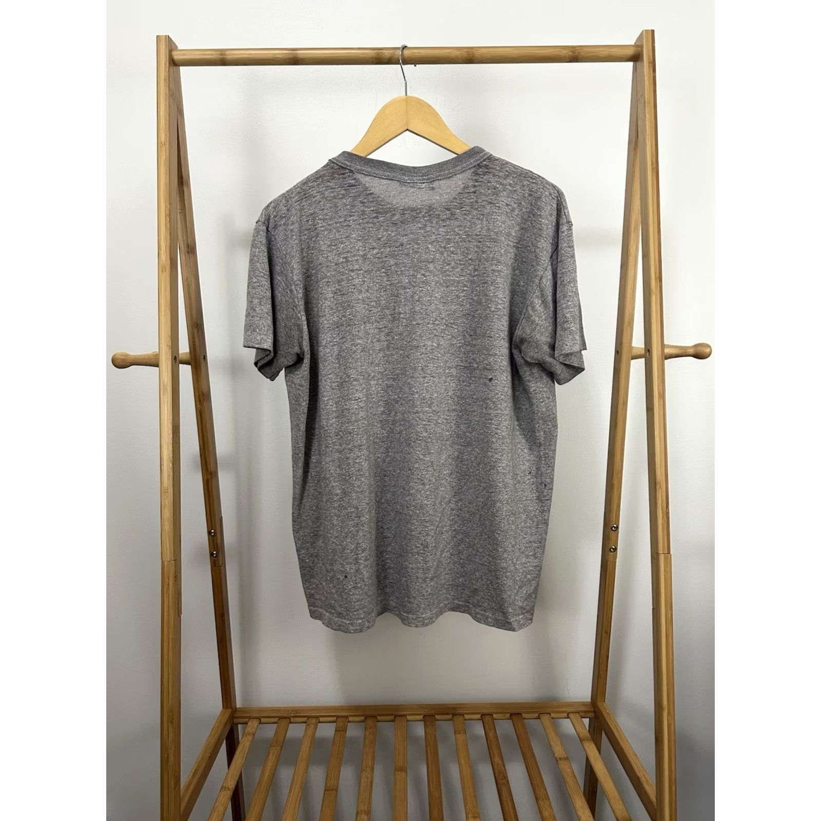 Vintage VTG US Army PT T-Shirt Size M Gray Burnout Boxy Worn Paper Thin Circa 1990s Mens Size US M / EU 48-50 / 2 - 2 Thumbnail