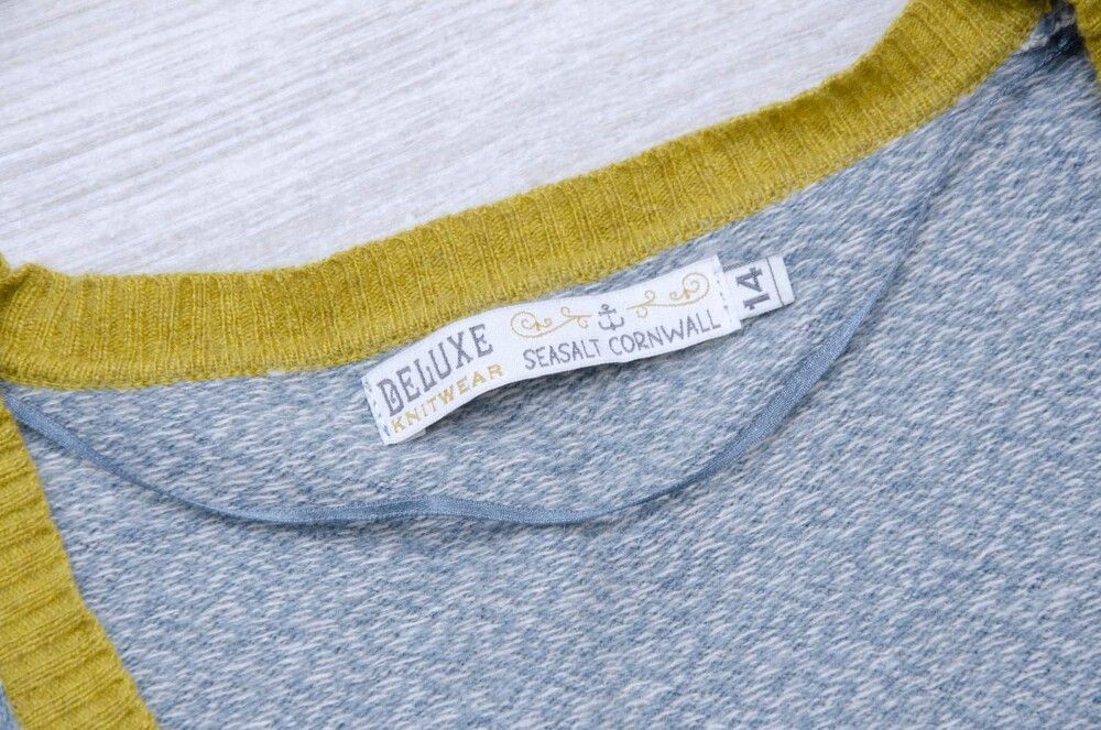 DELUXE Short cardigan seasalt cornwall deluxe knitwear. size 14 Size L / US 10 / IT 46 - 2 Thumbnail