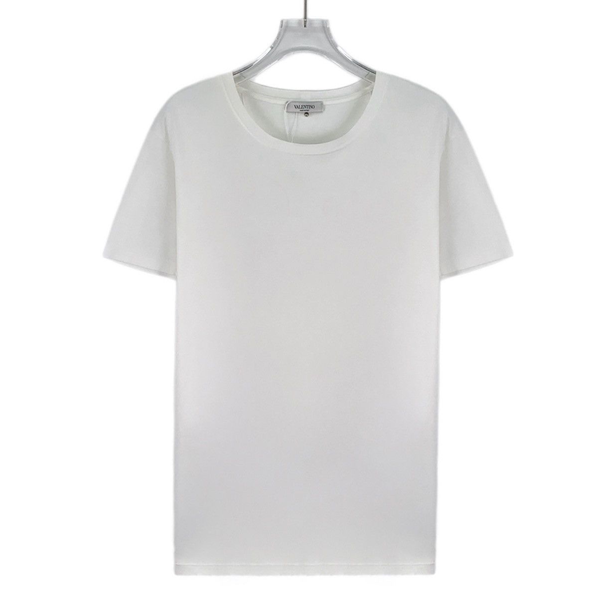 Valentino Valentino White Cotton Crew Neck T-Shirt K26WX Size S / US 4 / IT 40 - 1 Thumbnail
