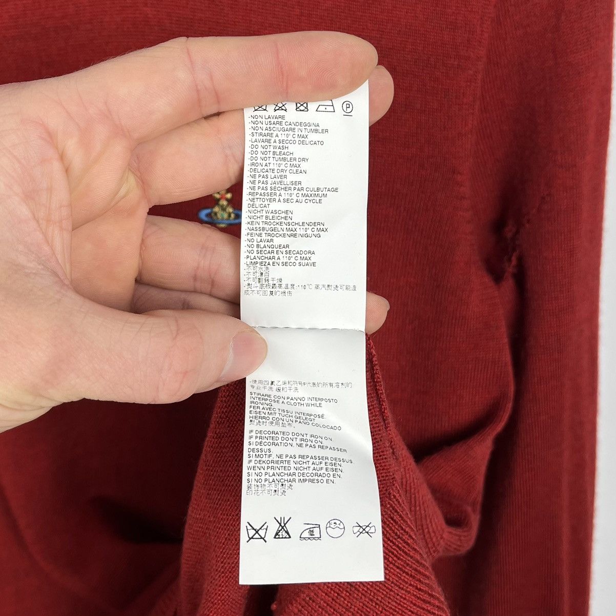 Vivienne Westwood Vivienne Westwood Red Label Distressed Wool Sweater Size L / US 10 / IT 46 - 7 Thumbnail