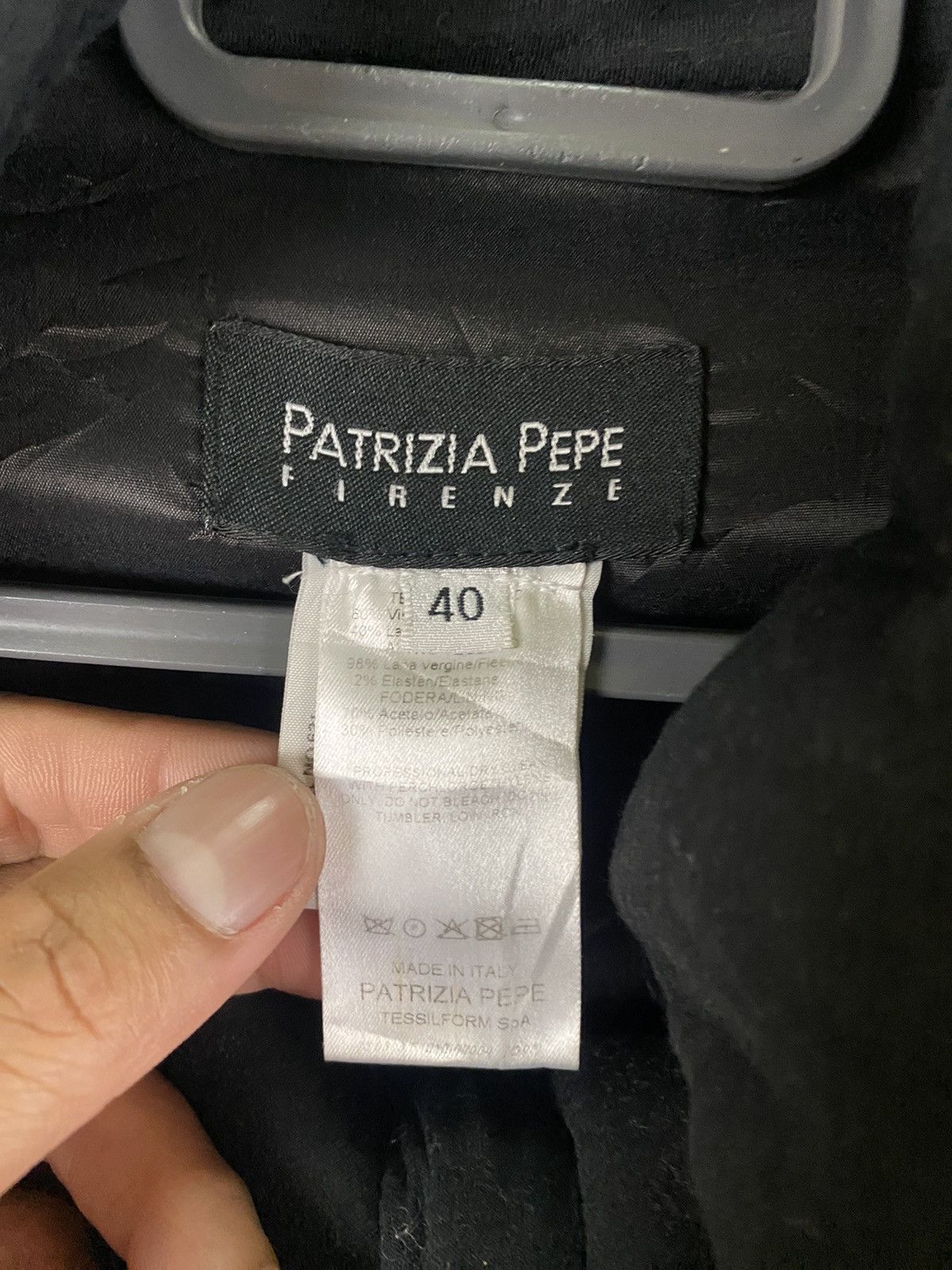 Japanese Brand Patrizia Pepe Long Jacket Size US L / EU 52-54 / 3 - 7 Thumbnail