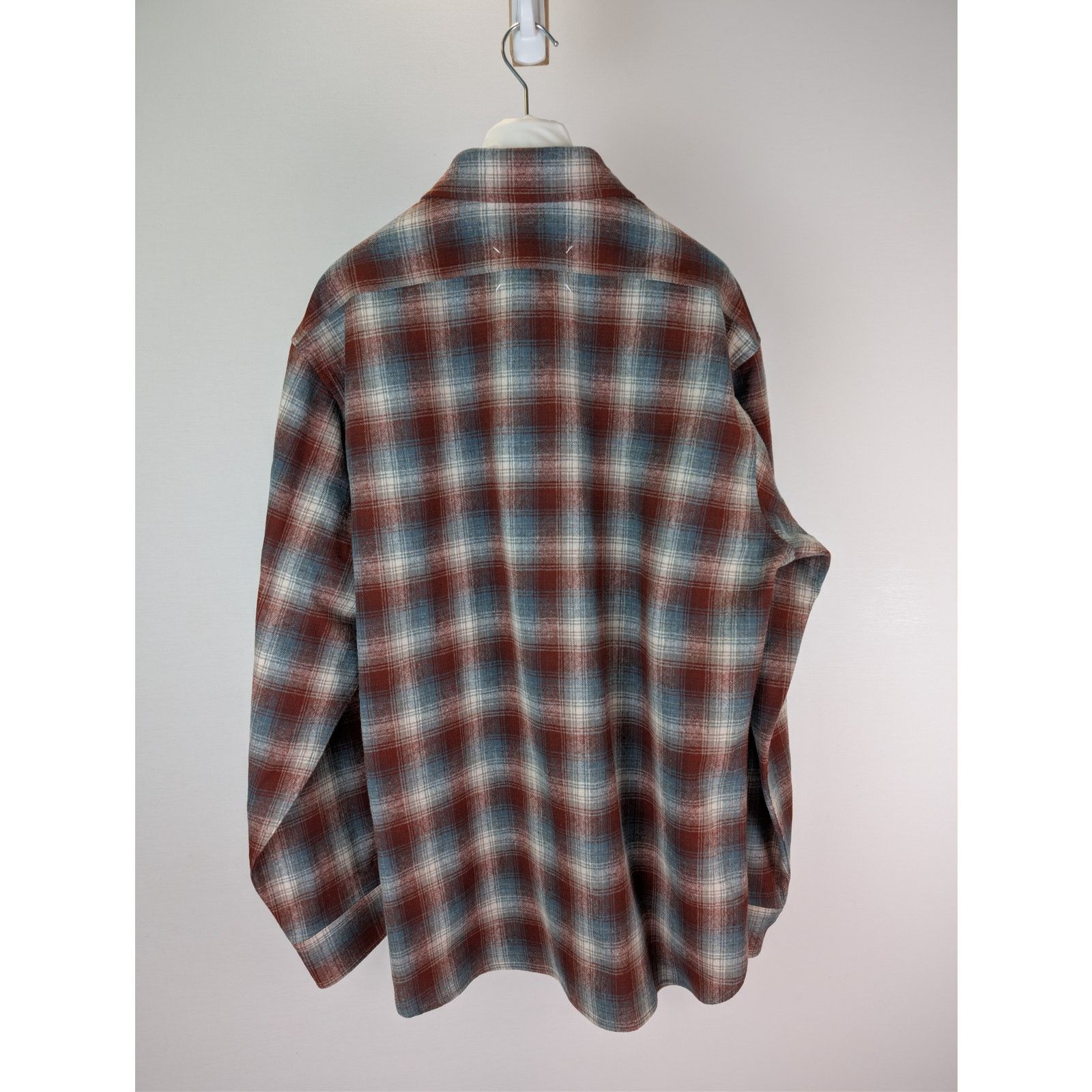 Maison Margiela × Pendleton o1rshd1 Pendleton Checked Wool Button up Shirt in Rust Size US S / EU 44-46 / 1 - 11 Thumbnail
