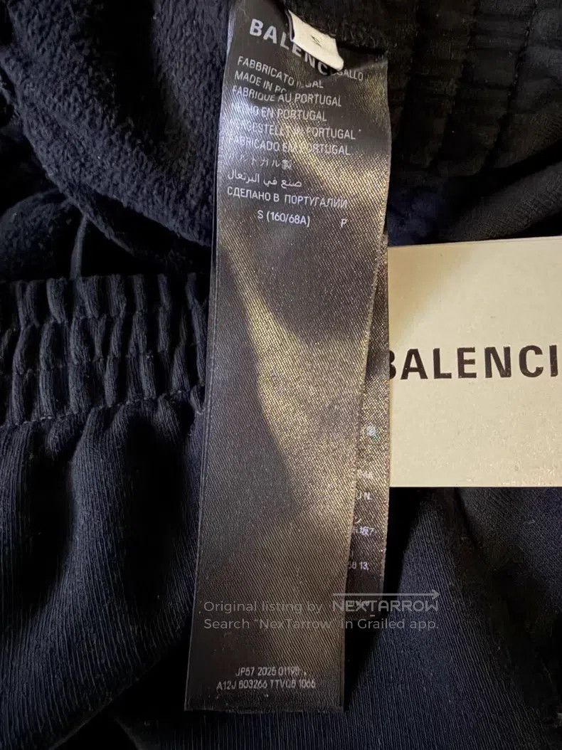 Balenciaga Balenciaga size S Black and coal gray sweatpants Size US 30 / EU 46 - 4 Thumbnail