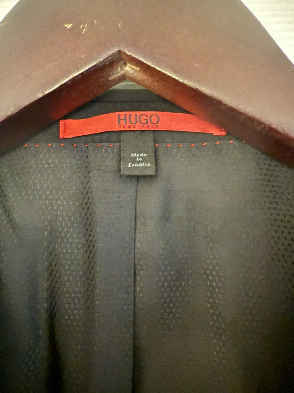 Hugo Boss Hugo Boss Suit Jeffery 181S Black Wool Blazer Size 40R - 2 Thumbnail