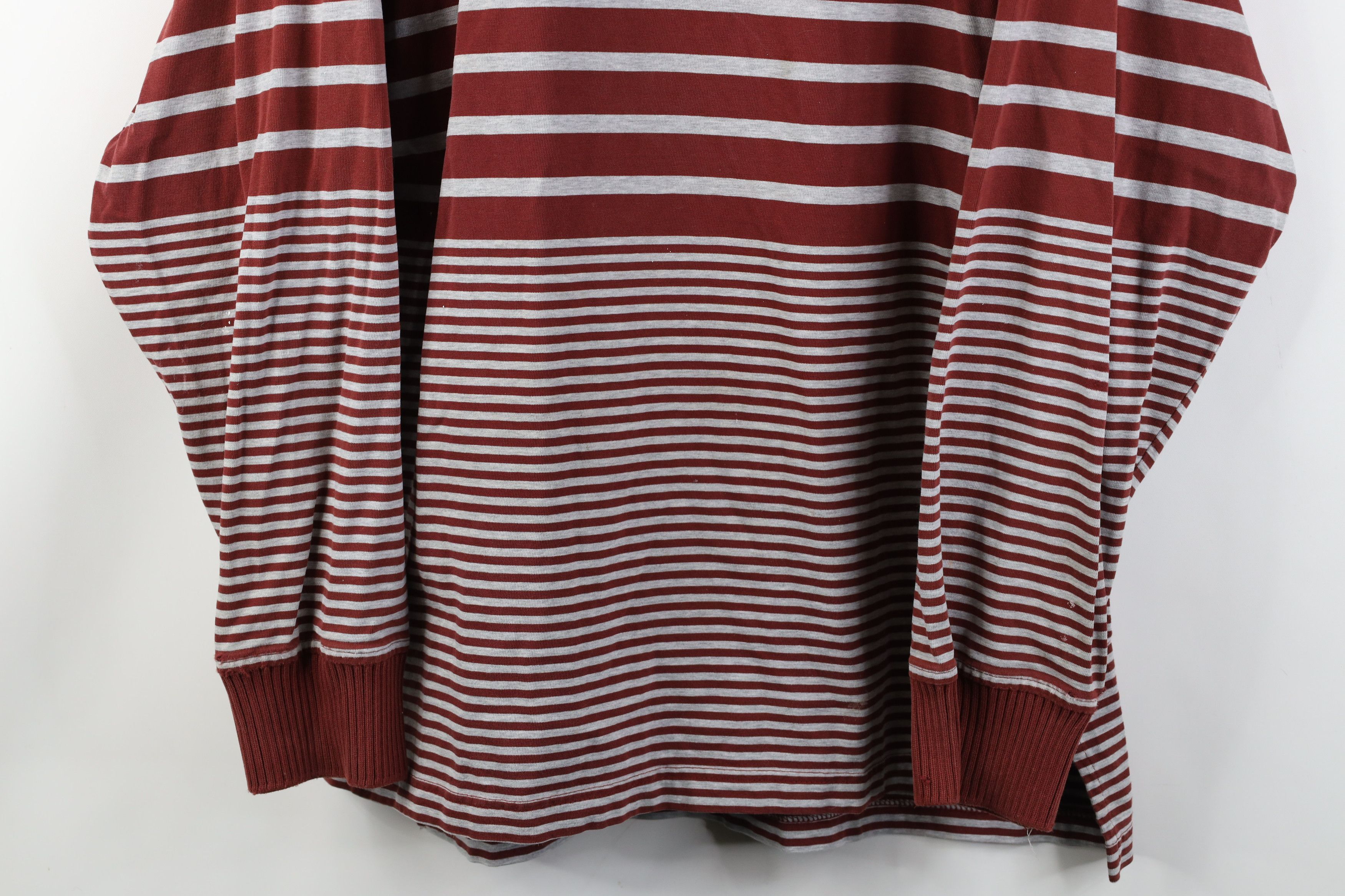 Tommy Hilfiger Vintage 90s Tommy Hilfiger Striped Long Sleeve Rugby Polo Size US L / EU 52-54 / 3 - 3 Thumbnail