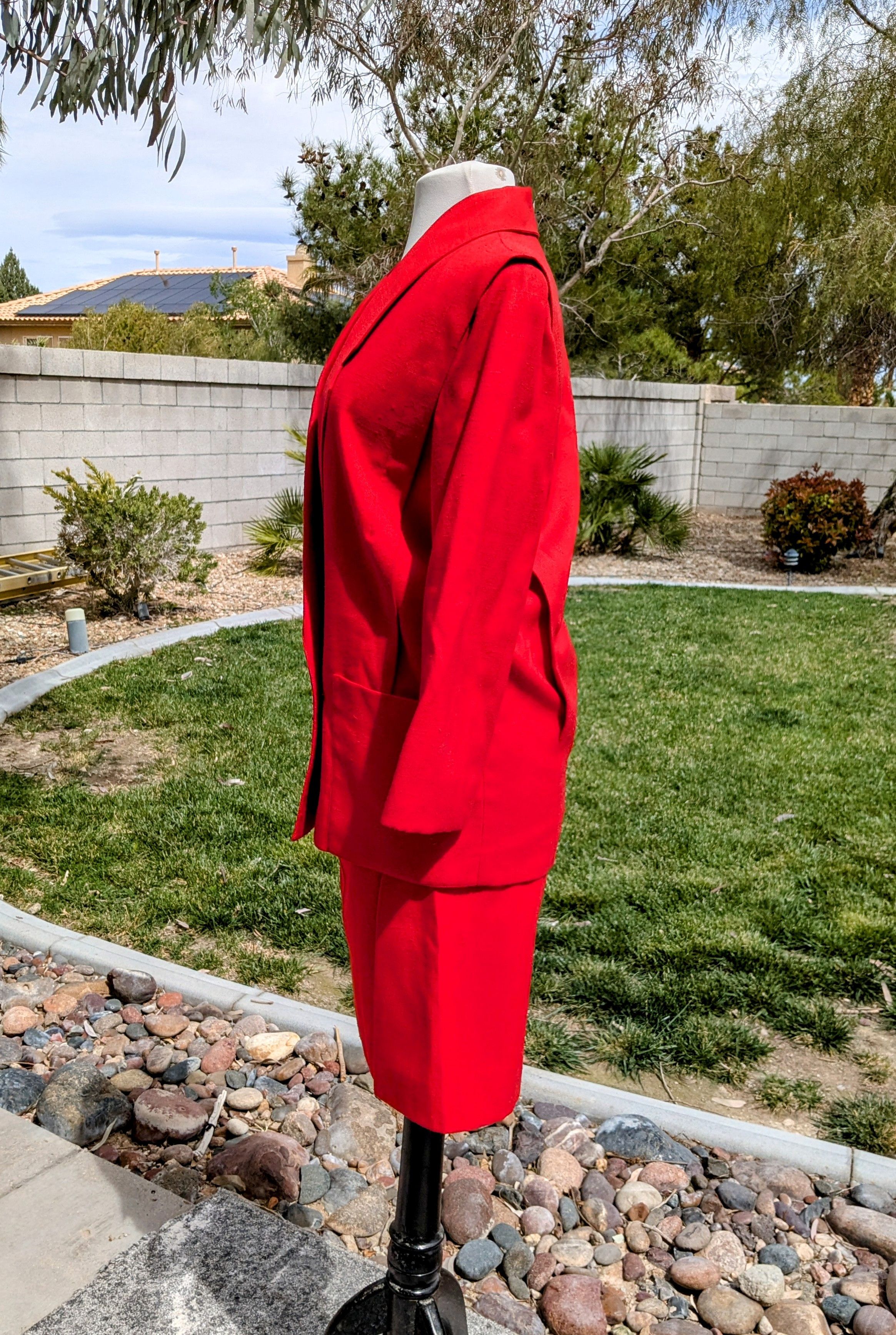 Vintage Peabody House 2pc DoubleBreasted Jacket+Skirt Separate Suit Size M / US 6-8 / IT 42-44 - 2 Thumbnail