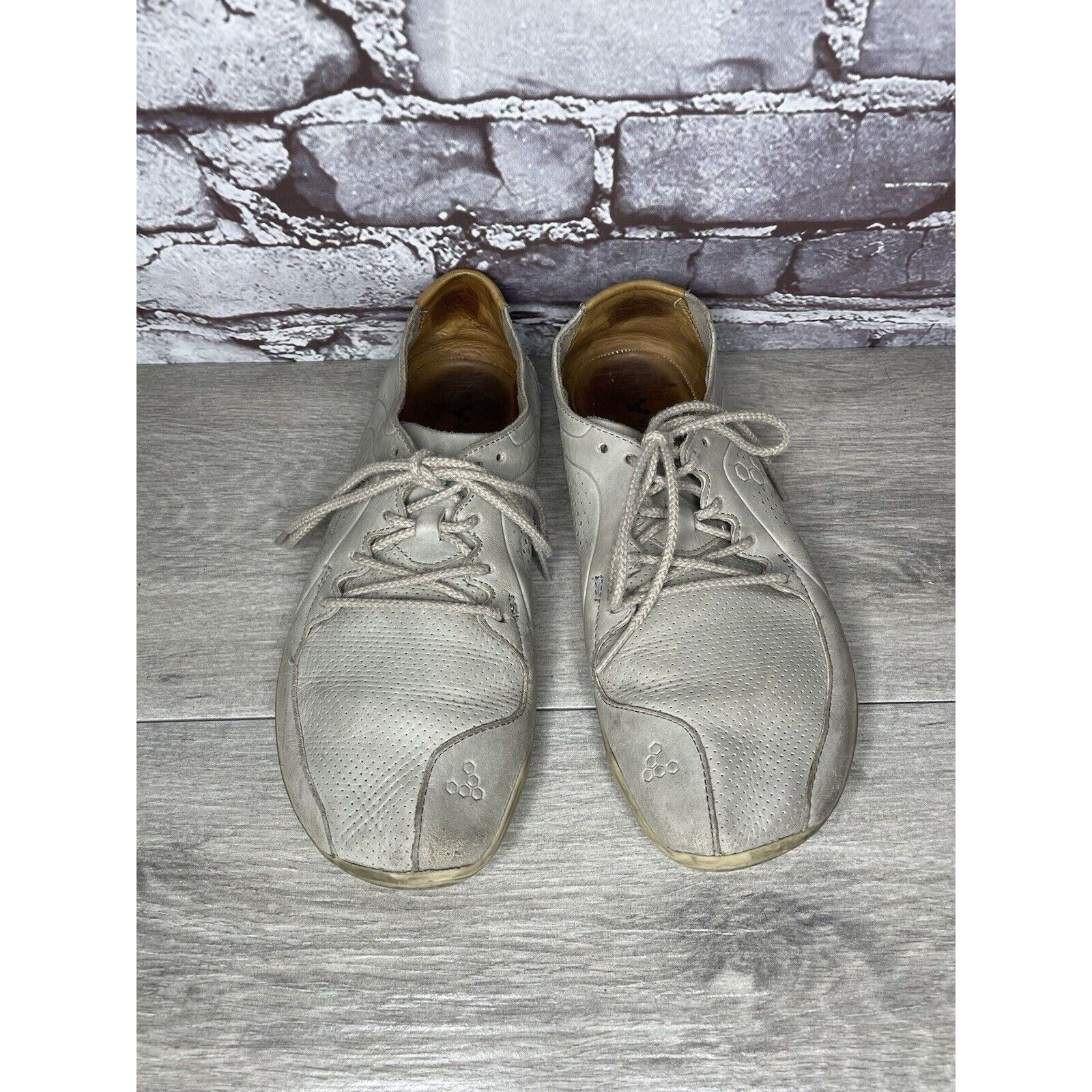 Other Vivobarefoot Primus Lux Gray Leather Lace Athletic Shoes Wom Size US 10 / IT 40 - 15 Thumbnail