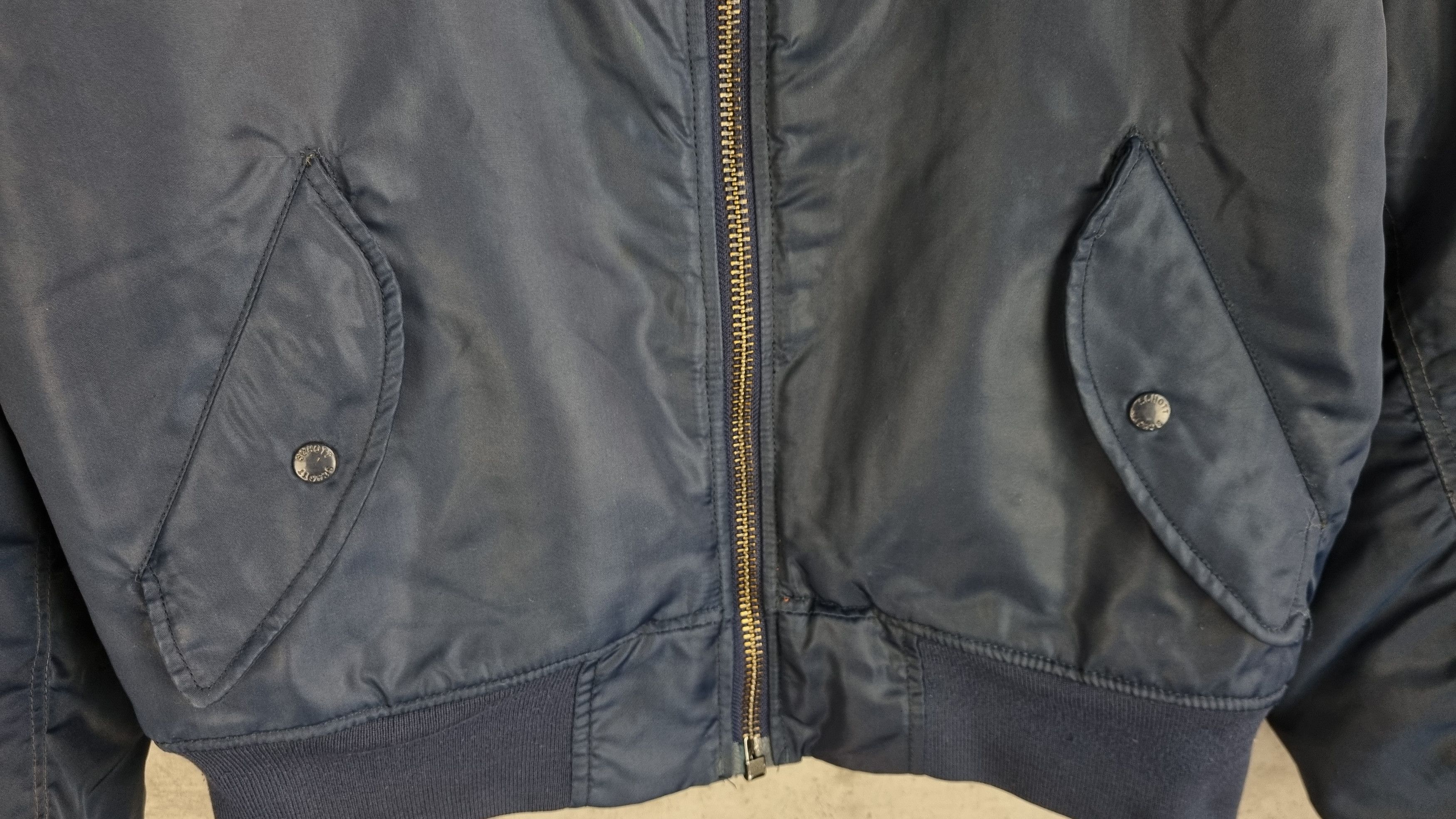 Schott × Seditionaries × Vintage 90s Schott Aviator Destroyed Bomber Size US L / EU 52-54 / 3 - 17 Thumbnail