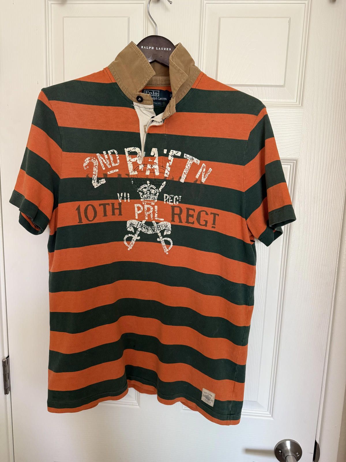 Polo Ralph Lauren Rare Polo Ralph Lauren Striped Rugby polo with ...