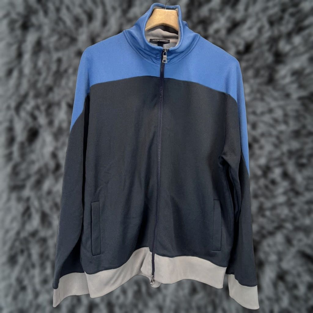 Banana Republic Banana Republic Track Jacket Sz XXL 2XL Mens Full Zip Navy Blue Casual Retro Size US XXL / EU 58 / 5 - 1 Thumbnail