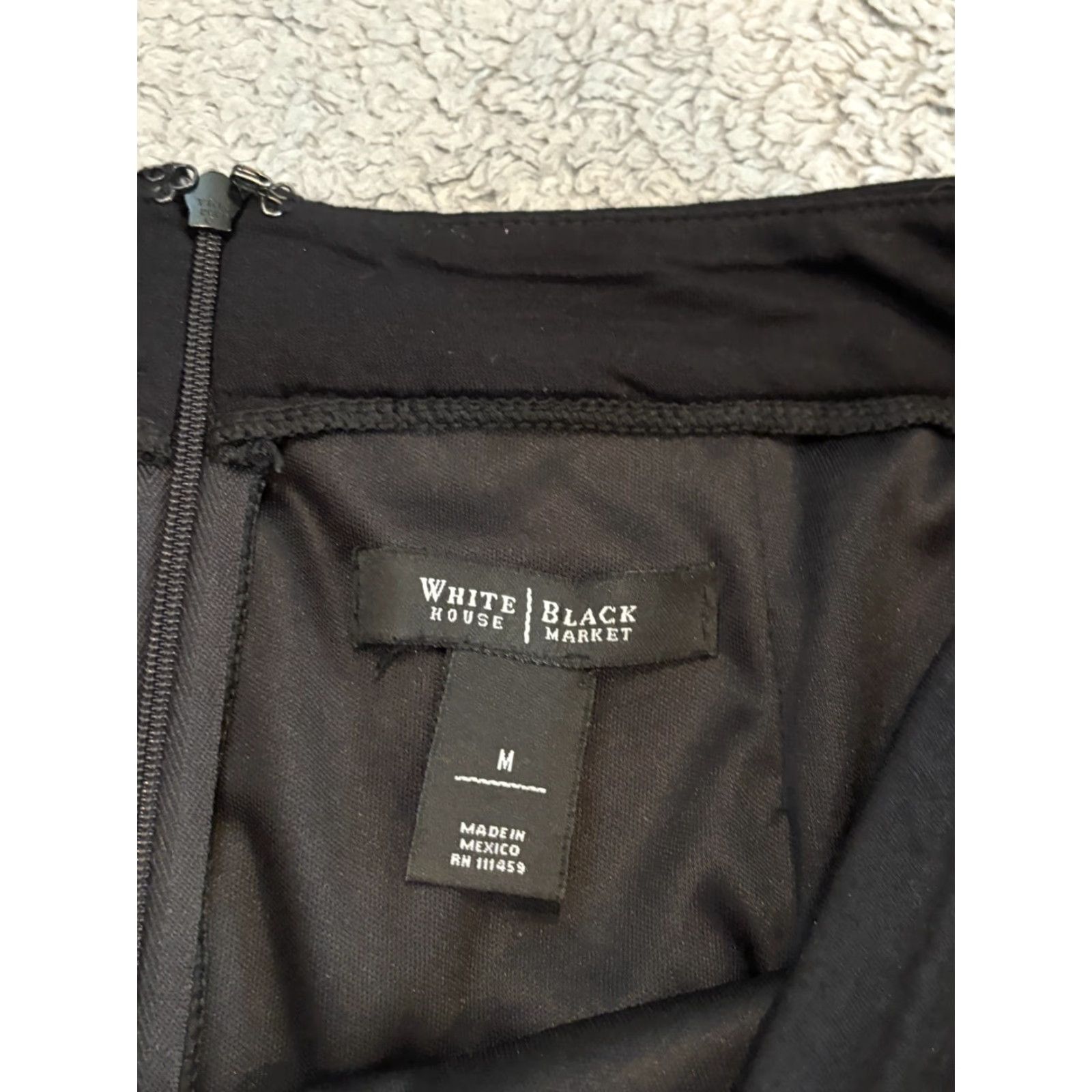 White House Black Market White House Black Market Skirt Womens 2 Black Casual Office Tiered Pencil Size 26" / US 2 / IT 38 - 2 Thumbnail