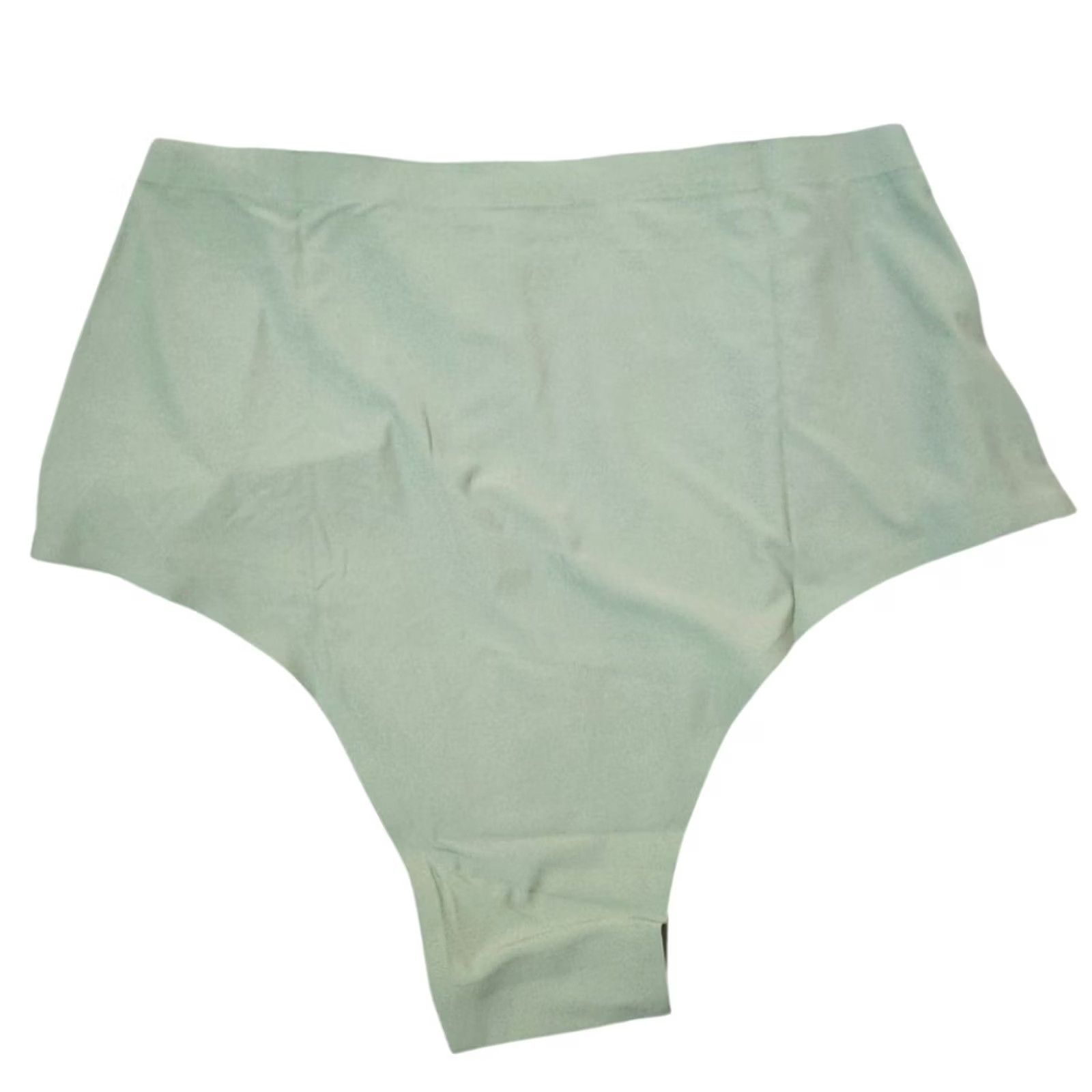 Vintage Cheek Boss Panties Womens L High Waist Cheeky Underwear Solid Green Panties Size 36" / US 14 / IT 50 - 2 Thumbnail