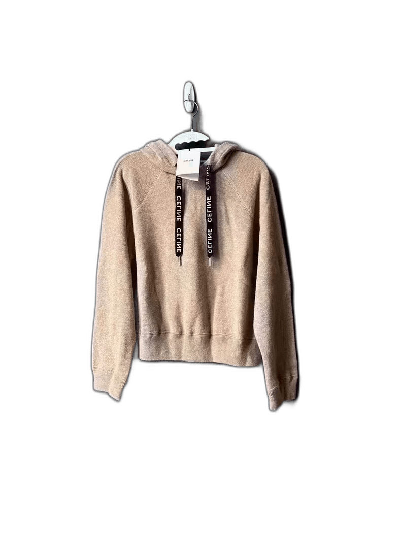 Celine Celine Drawstring Cashmere Hoodie Size US L / EU 52-54 / 3 - 1 Thumbnail