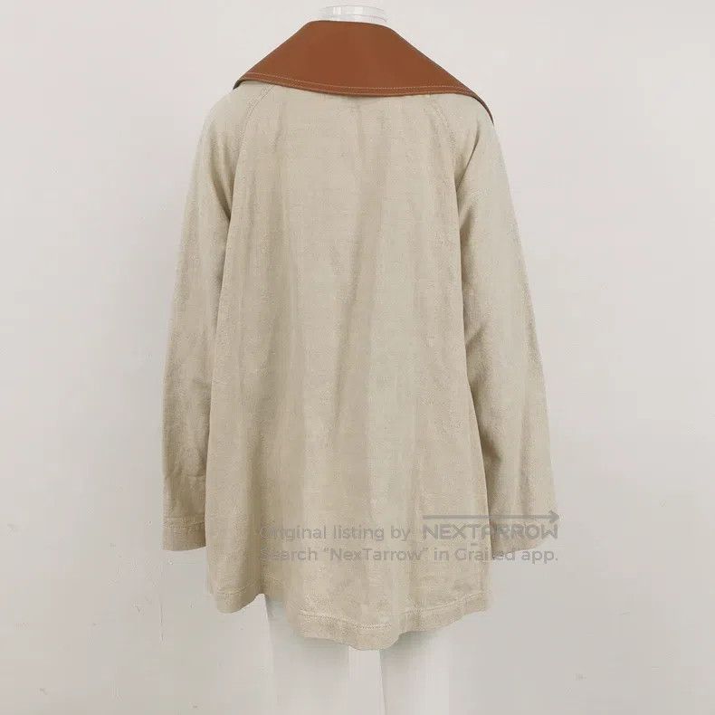 Loewe Loewe Cotton and Linen Mixed Color Double-breasted Jacket Size XXS / US 00 / IT 34 - 2 Thumbnail