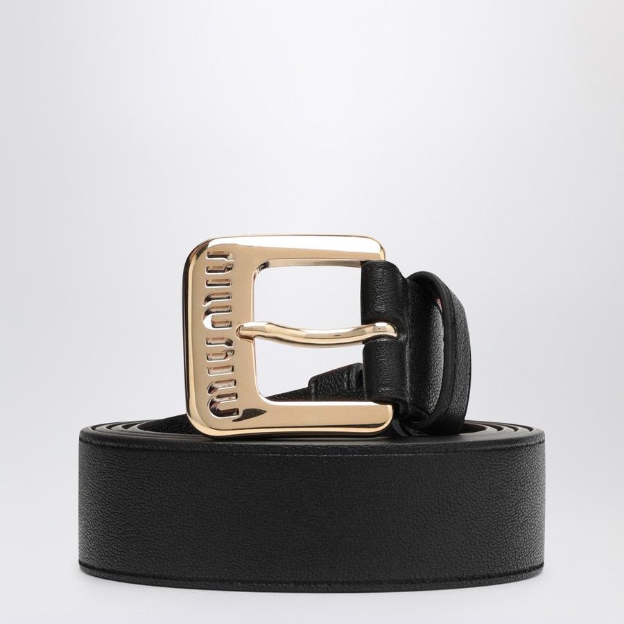 o1d2blof0924 Size: 90 / Leather Belt in Black