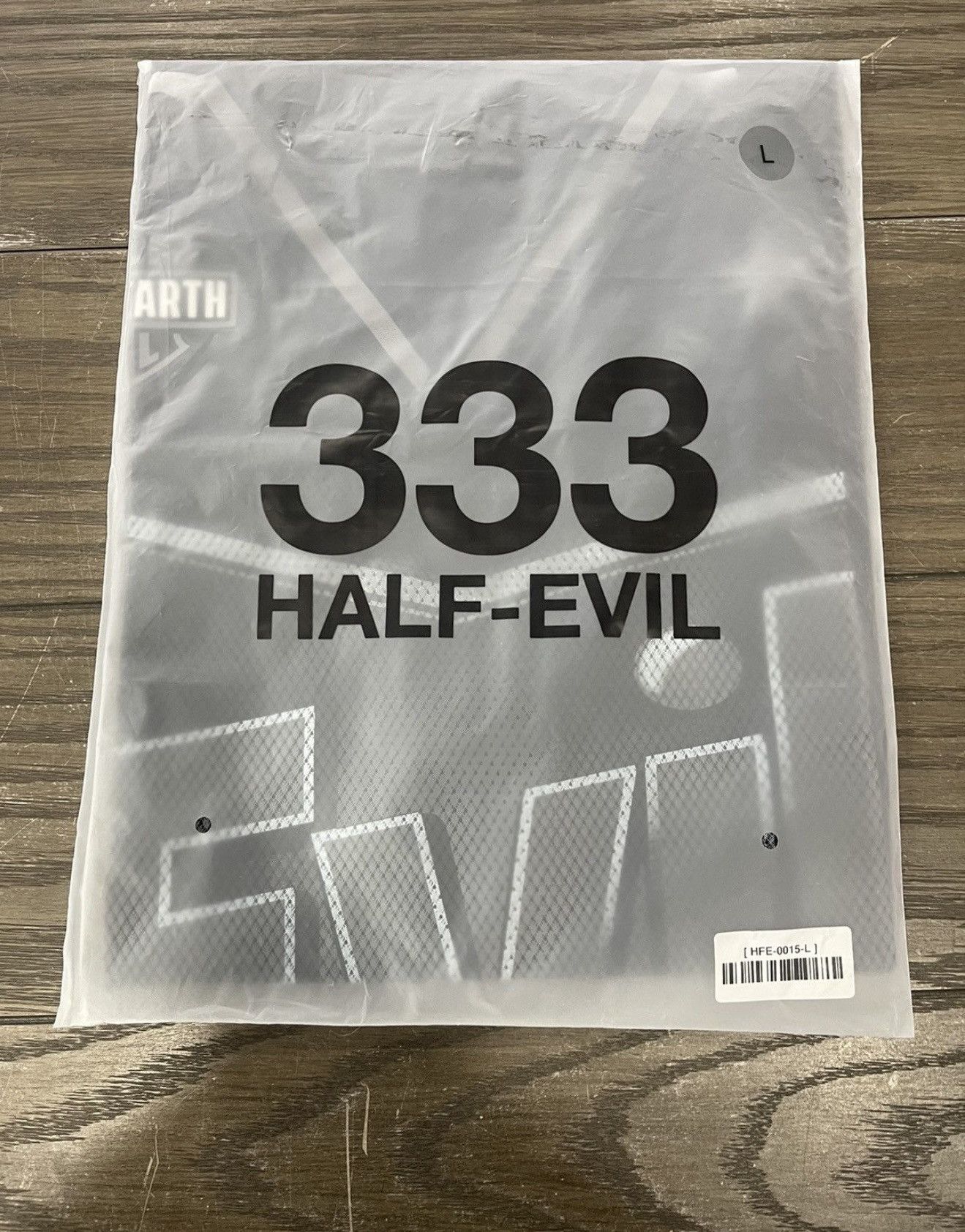 Half Evil ⚡️ Half Evil 333 Football Raid Jersey Black Size Large ⚡️ Size US L / EU 52-54 / 3 - 9 Thumbnail