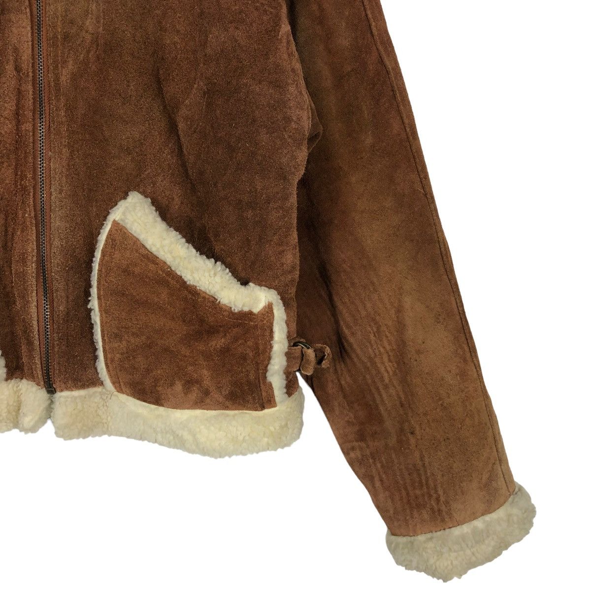Japanese Brand 🔥90’s Vintage Biker Leather Jacket Muy Bill Mink Fur Lining Size US M / EU 48-50 / 2 - 6 Thumbnail