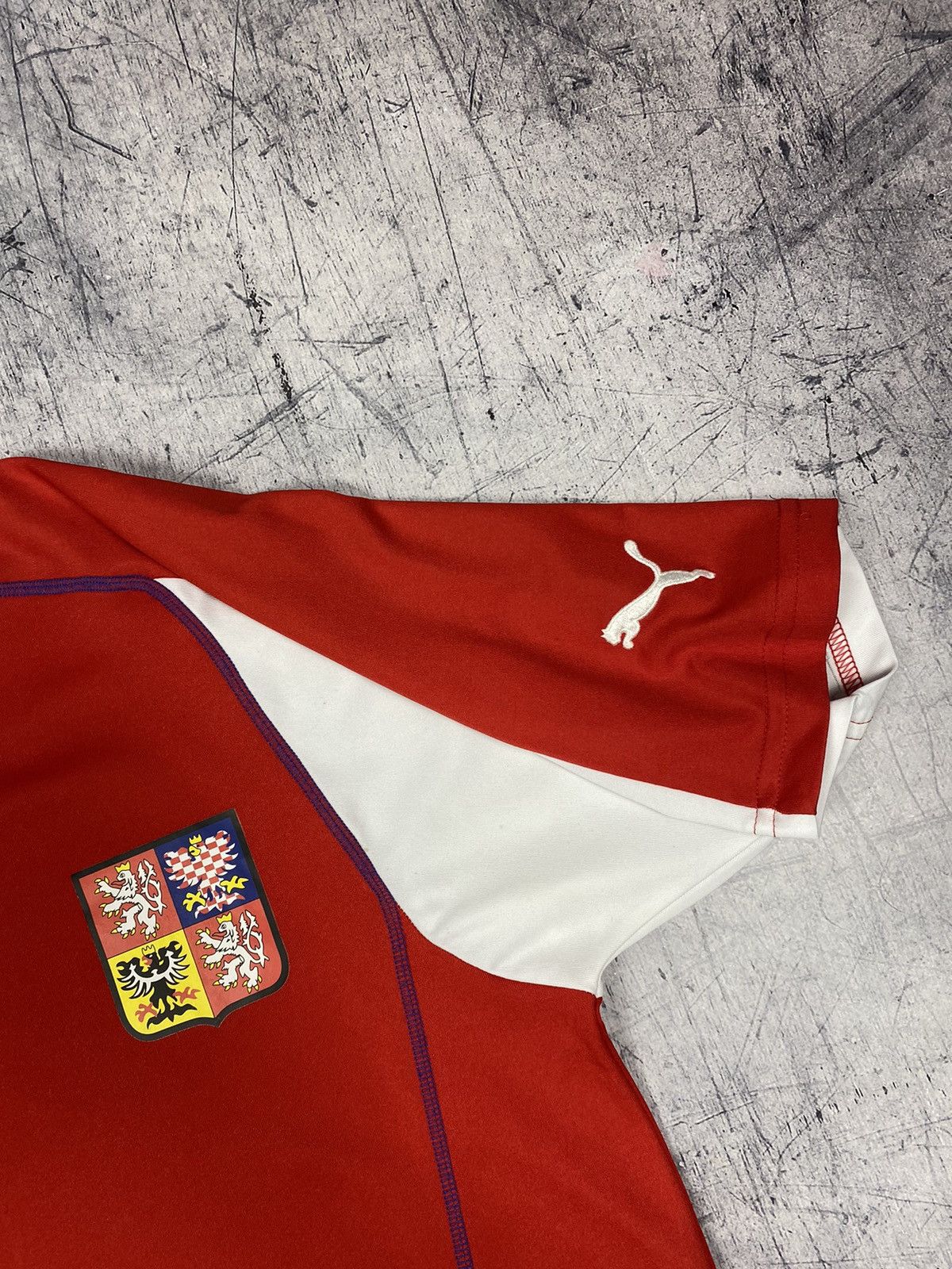 Puma × Vintage Vintage Puma Czech Republic National Soccer Jersey Size US M / EU 48-50 / 2 - 9 Thumbnail