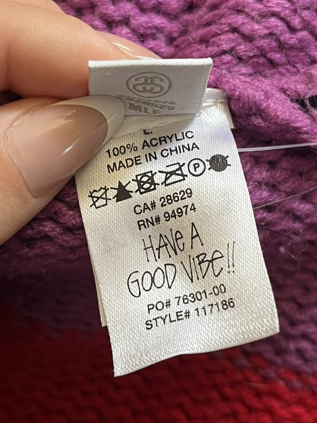 Stussy Stussy Fuzzy Cardigan Size US L / EU 52-54 / 3 - 8 Thumbnail