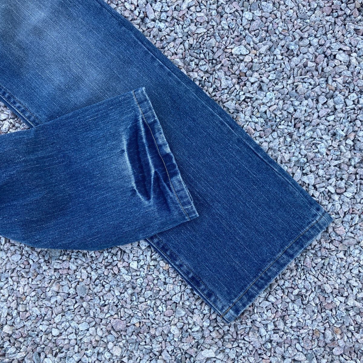 If Six Was Nine JAPANESE BRAND KARAKURI TAMASHI JEANS Size US 35 - 8 Thumbnail