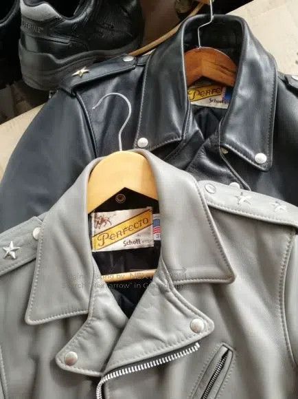 Schott Schott Leather coat Size US XXS / EU 40 - 6 Thumbnail