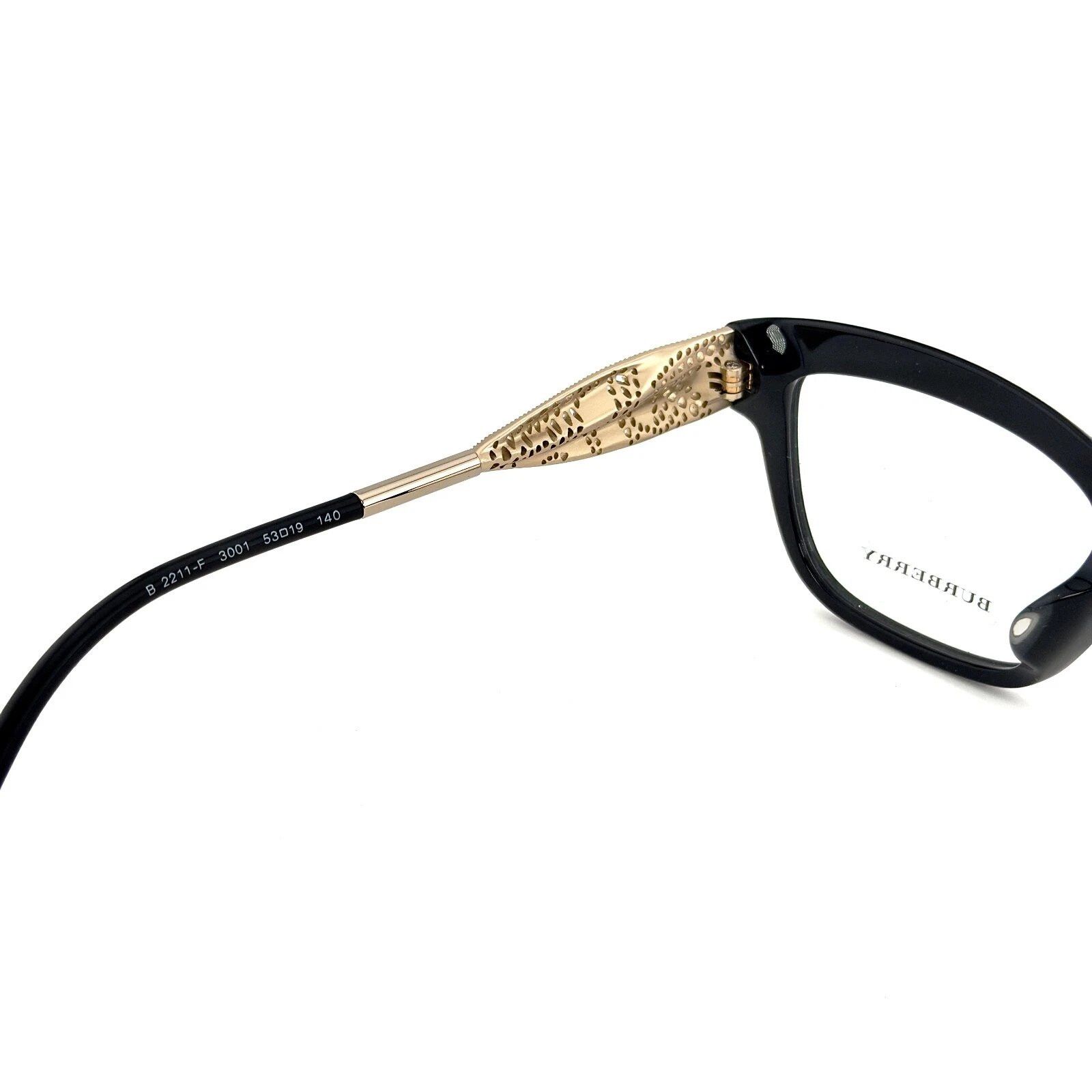 Burberry BURBERRY 2211 BE2211 Gabardine Lace Black Optical Frame Size ONE SIZE - 4 Thumbnail