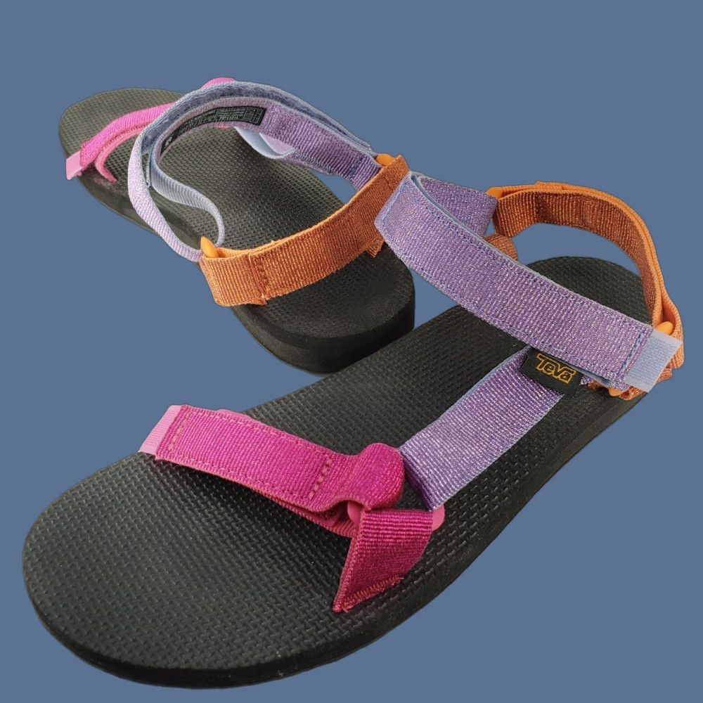 Teva Teva Midform Universal Spectrum Sandal Women's Multicolor Size US9 EU40 Strappy Adjustable Comfort Rubber Outsole Colorblock Pattern Size US 9 / IT 39 - 1 Thumbnail