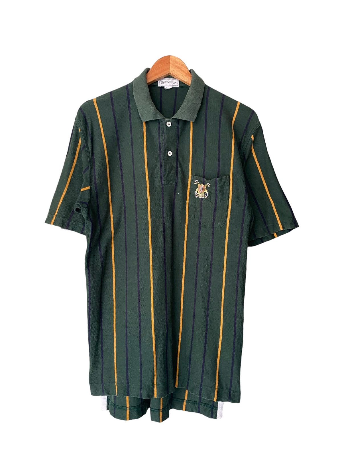 Burberry Vintage Burberrys Polo Shirt Size US L / EU 52-54 / 3 - 1 Thumbnail