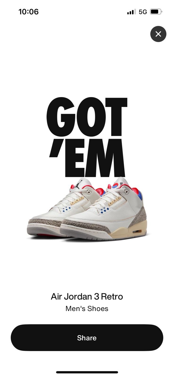 Jordan Brand × Nike Jordan 3 Seoul Size US 10.5 / EU 43-44 - 1 Thumbnail