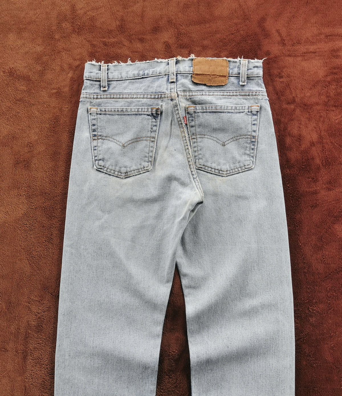 Vintage 90s Vintage Levis 505 Distressed Denim Jeans Size US 30 / EU 46 - 5 Thumbnail