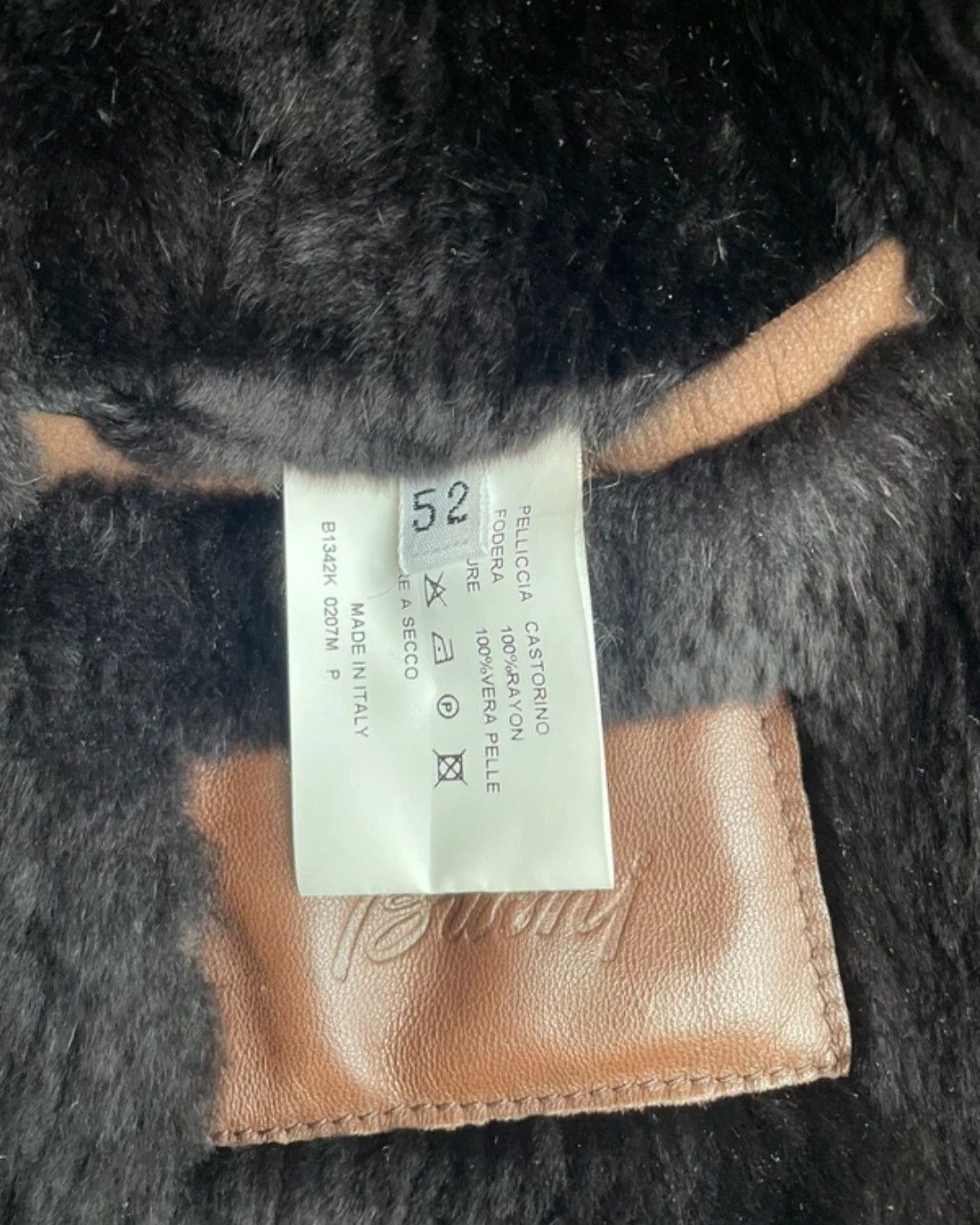 Brioni NUTRIA SHEARLING LEATHER HEAVY COAT WITH FOX FUR COLLAR Size US L / EU 52-54 / 3 - 7 Thumbnail