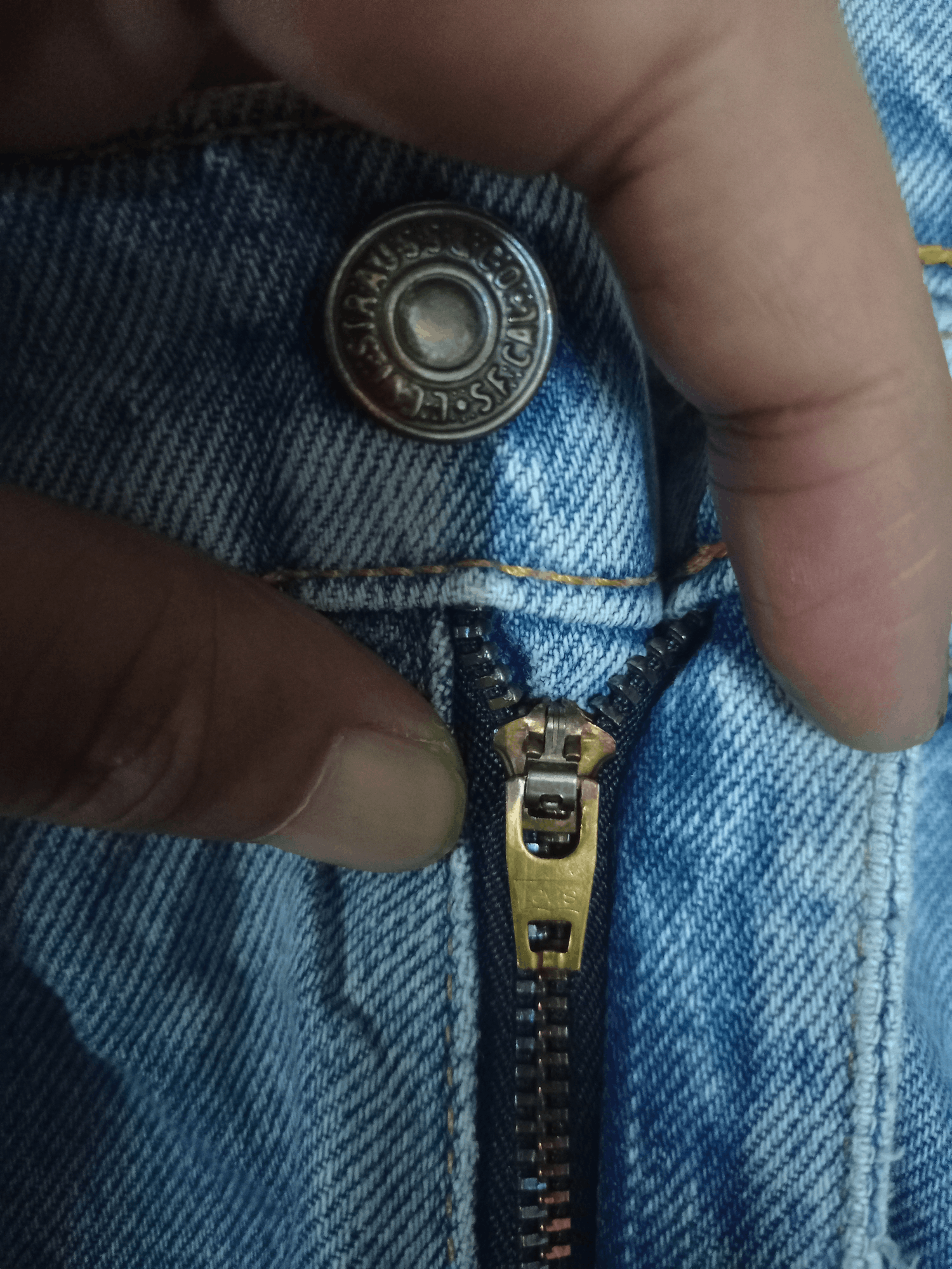 Levi's Vintage 80s Levis 607 Orange Tab Rework Loose Jeans Size US 32 / EU 48 - 3 Thumbnail